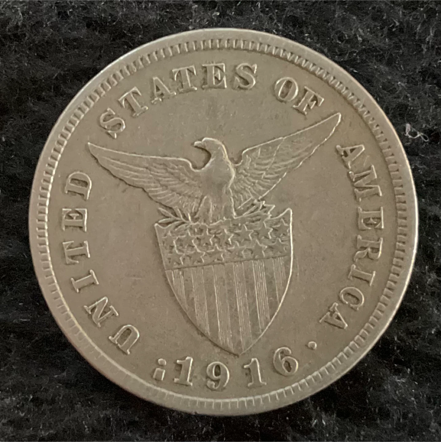 1916 Philippines 5 Centavos - RARE - photo 3