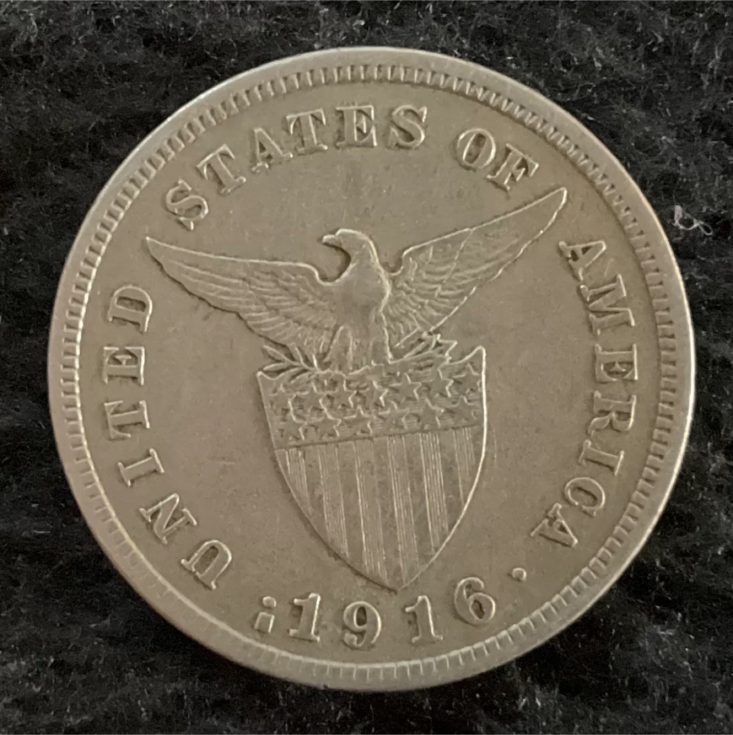 1916 Philippines 5 Centavos - RARE image indicator(3)