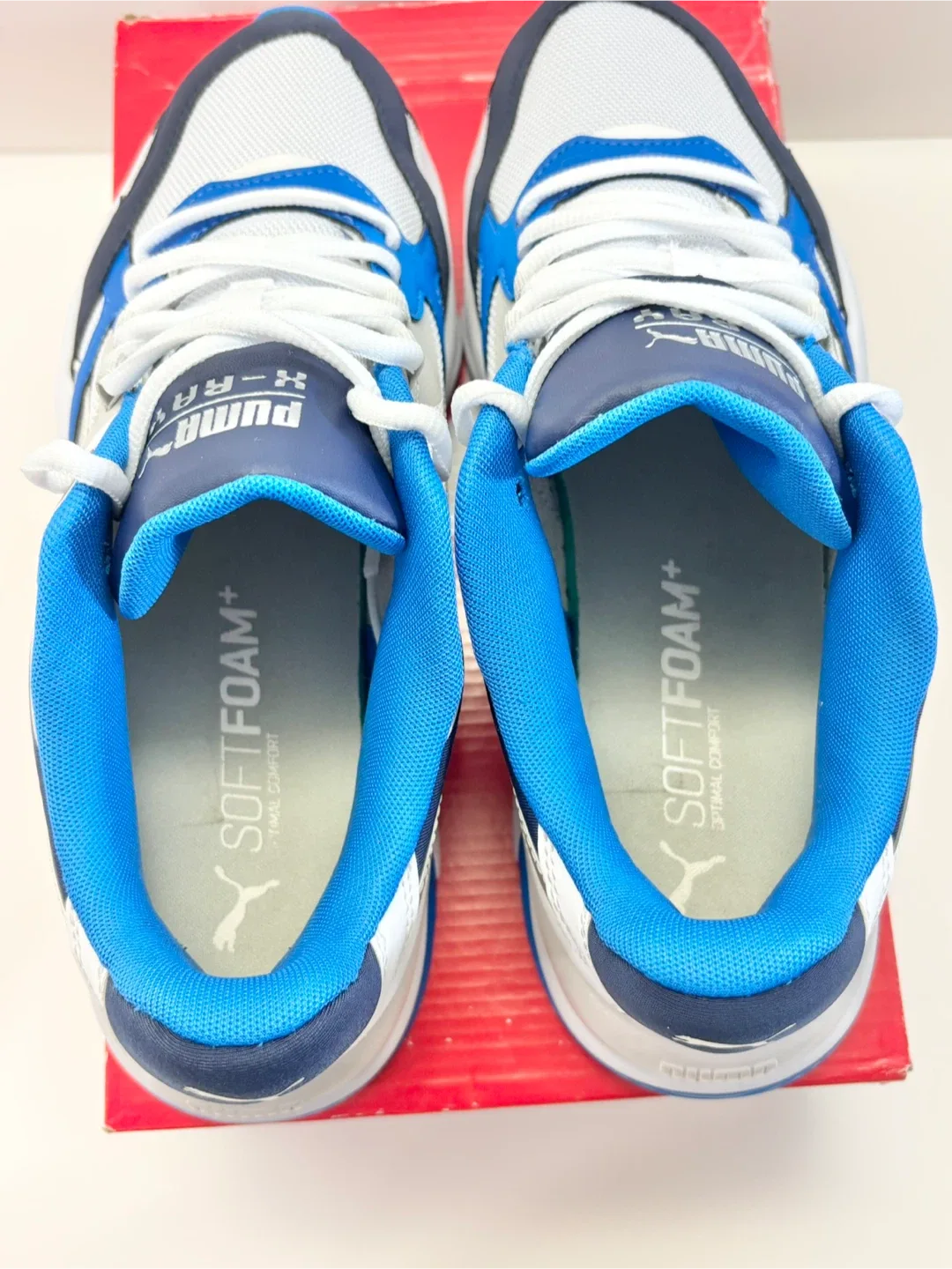 Mens Shoes Size 10.5 Puma blue and white image indicator(5)