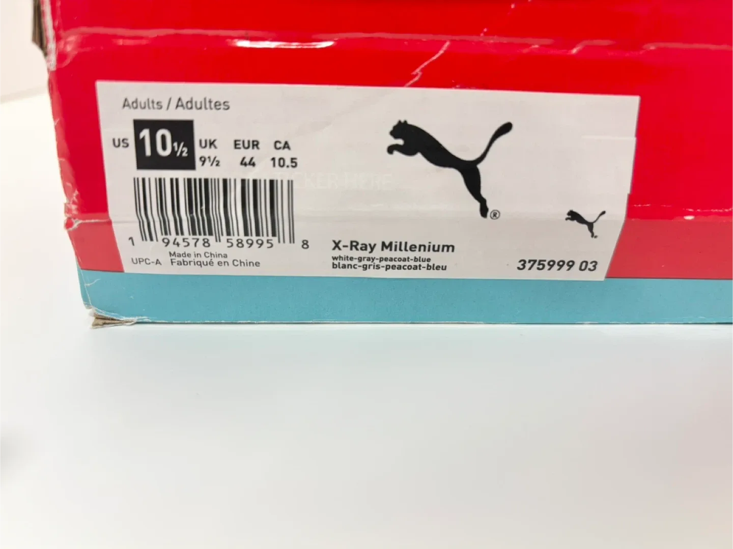 Mens Shoes Size 10.5 Puma blue and white image indicator(8)