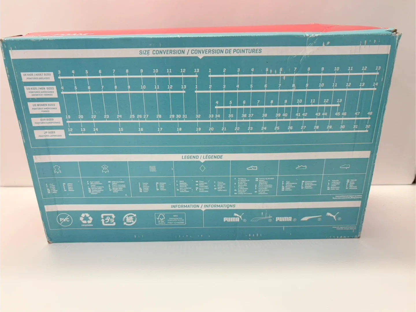 Mens Shoes Size 10.5 Puma blue and white image indicator(9)