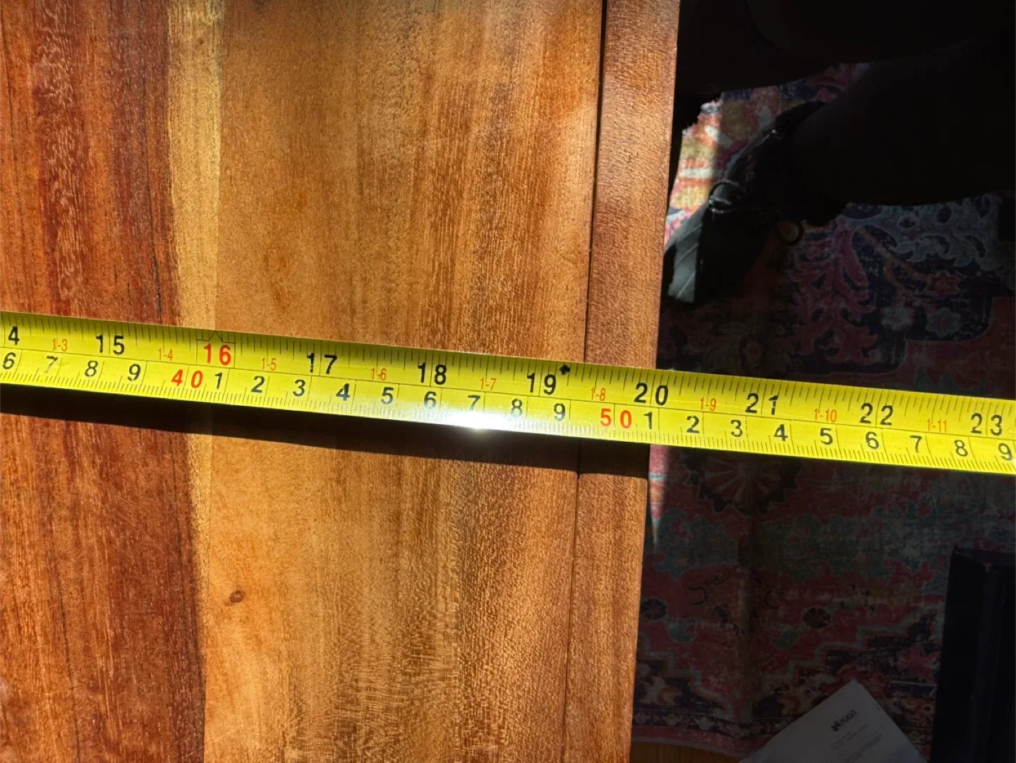 Wood Desk - 47x38 inches image indicator(3)