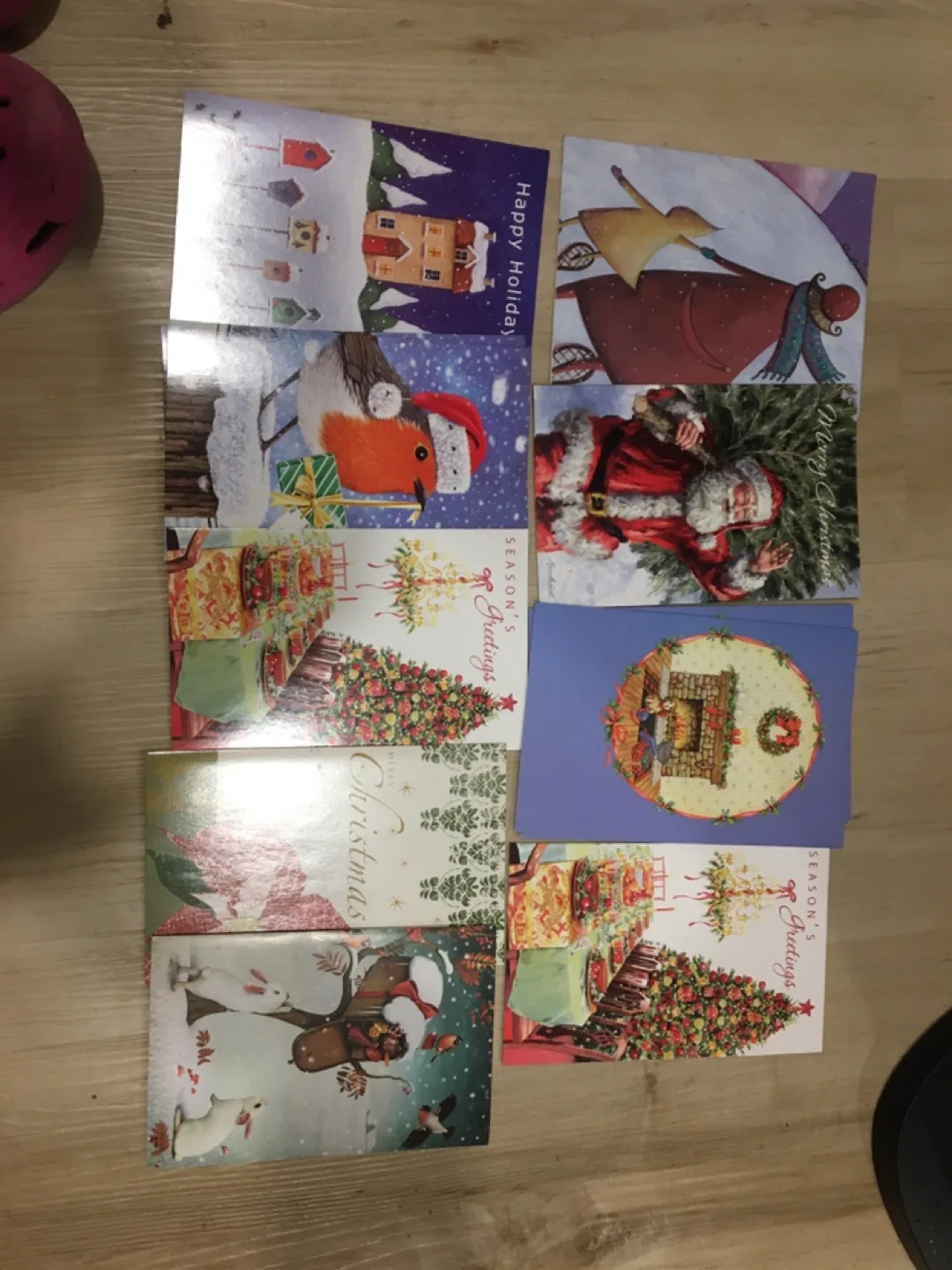 Blank Christmas Holiday Cards