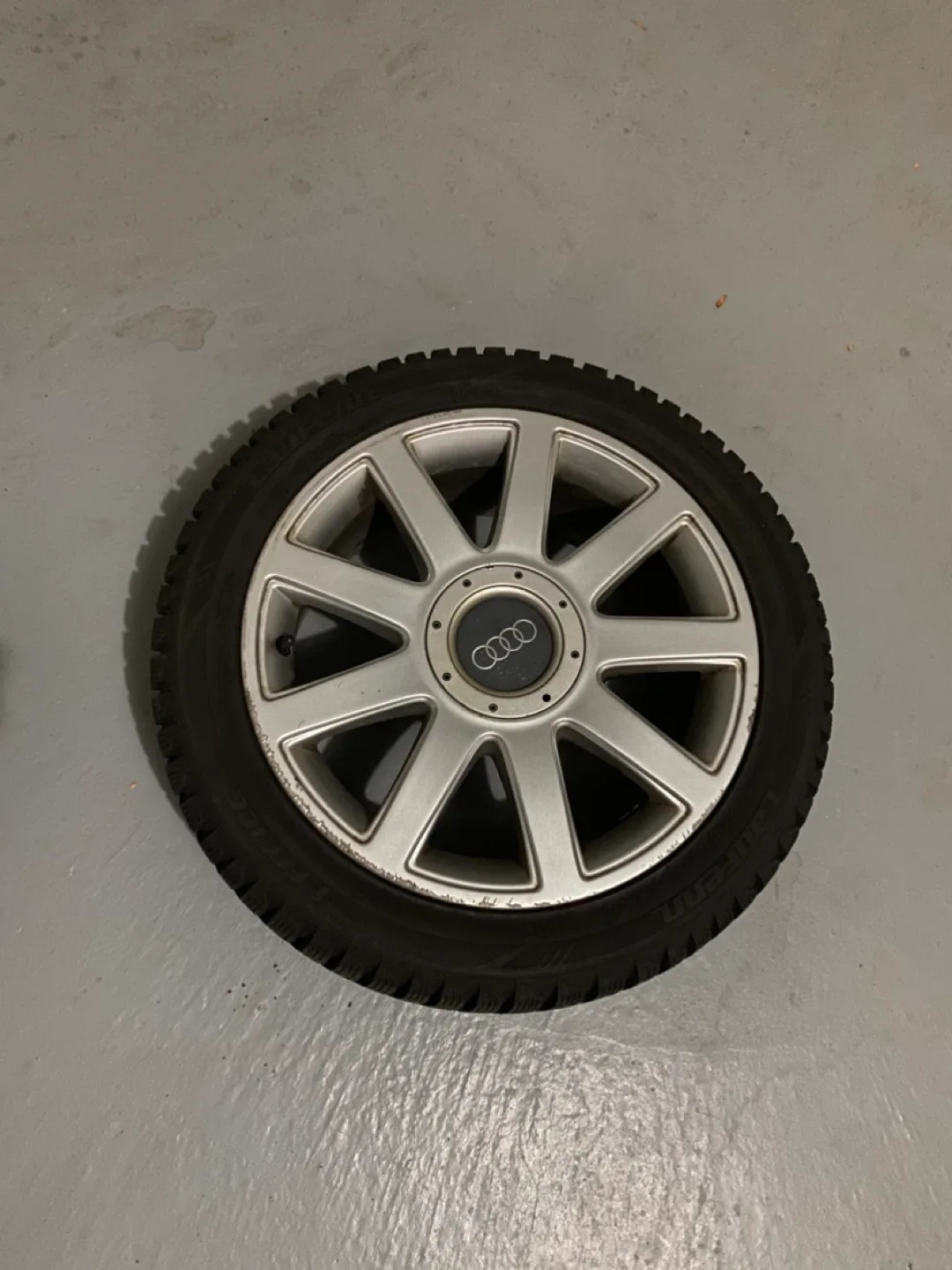 Laufenn 225/45R17 91T Winter Tire on Audi Rim