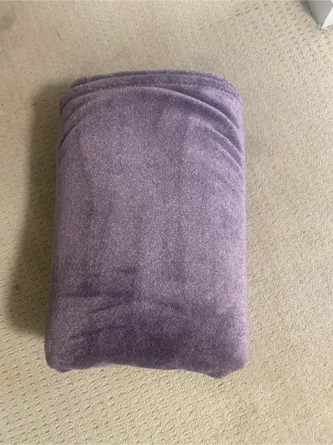 Queen Size Purple Velvet Blanket/ Throw