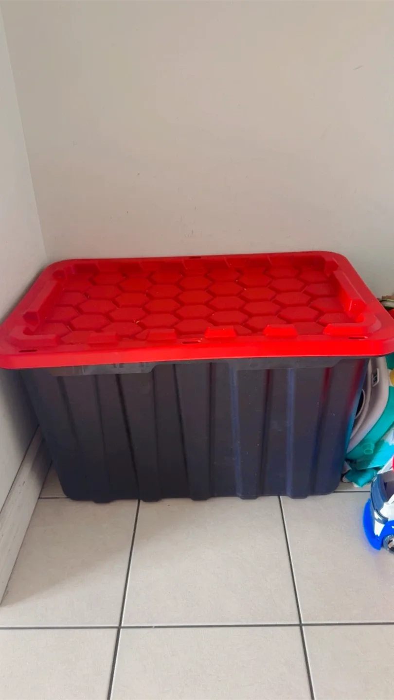 Storage Container - Red Lid
