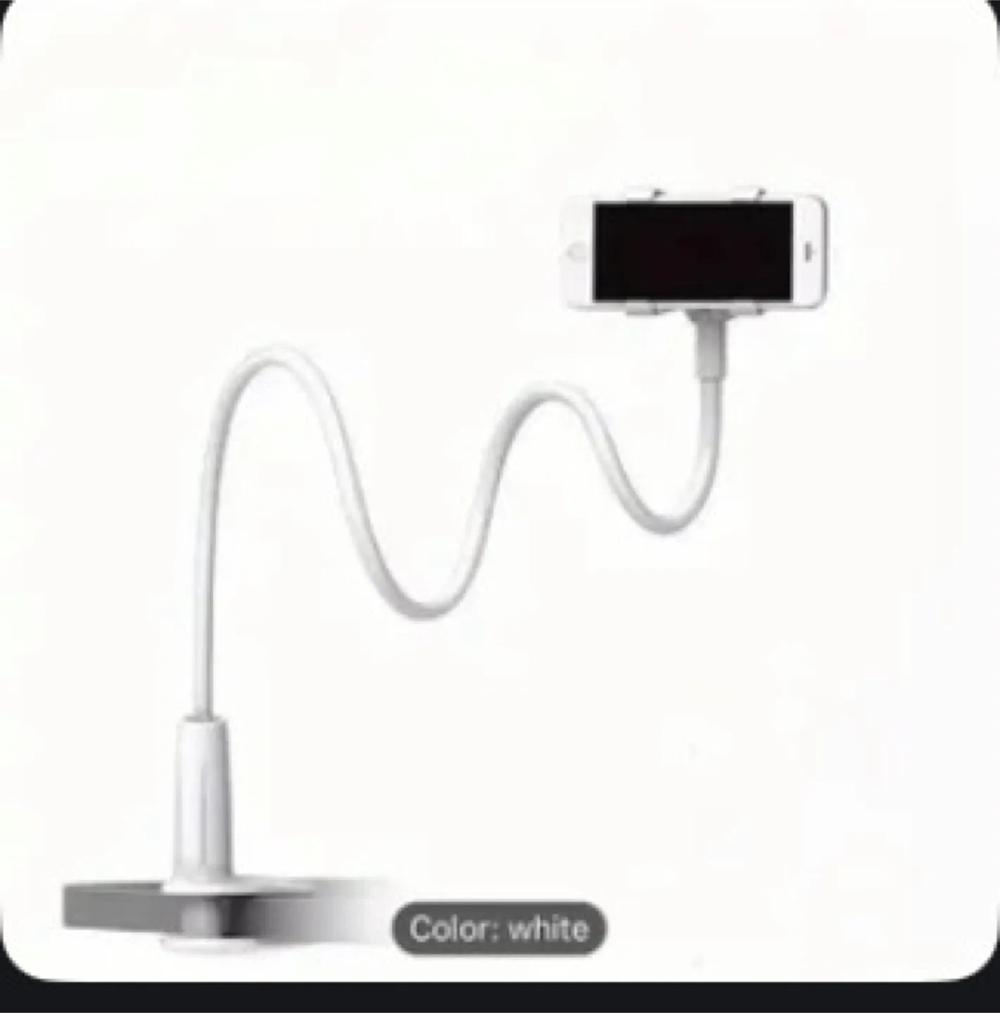 White Flexible Cell Phone Holder image indicator(2)