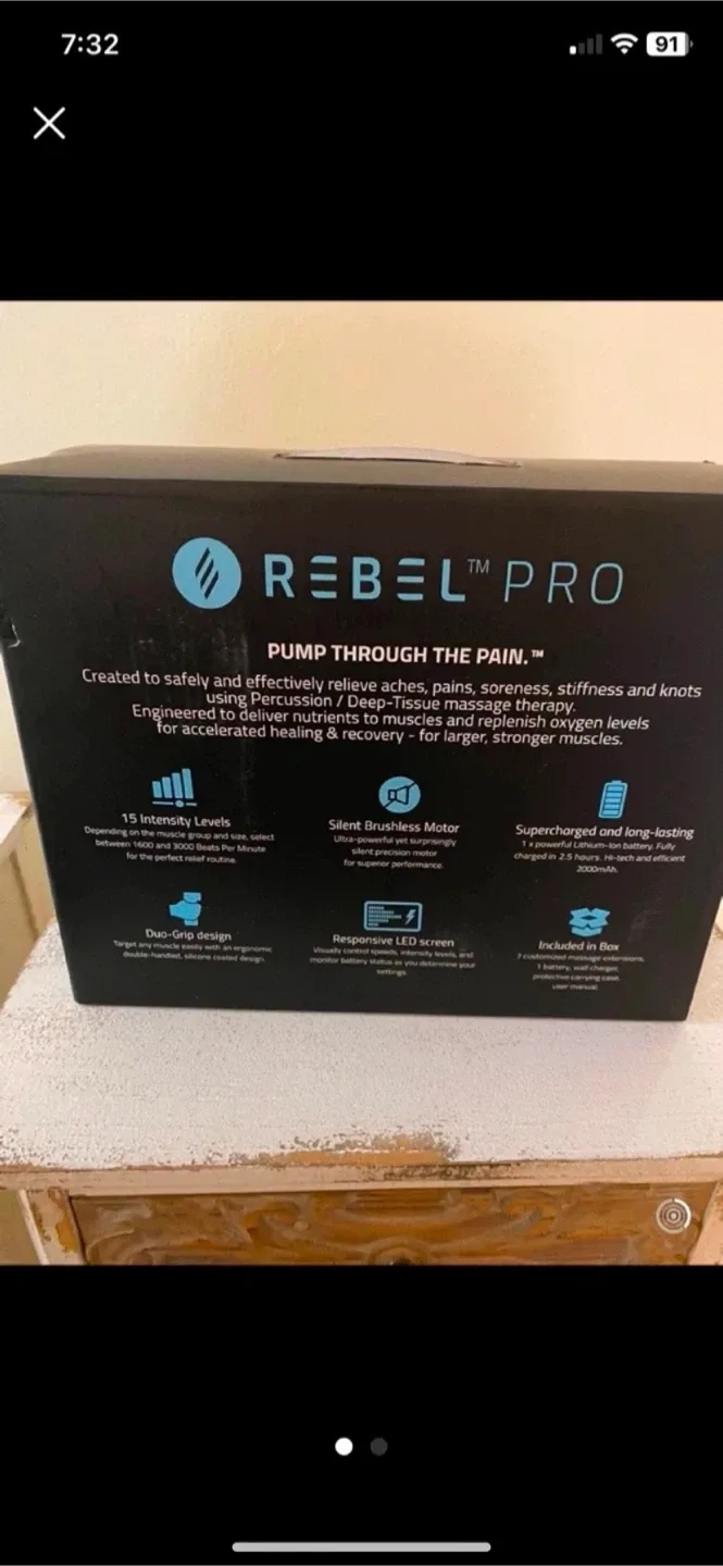 Rebel Pro Deep-Tissue Massage Gun image indicator(2)