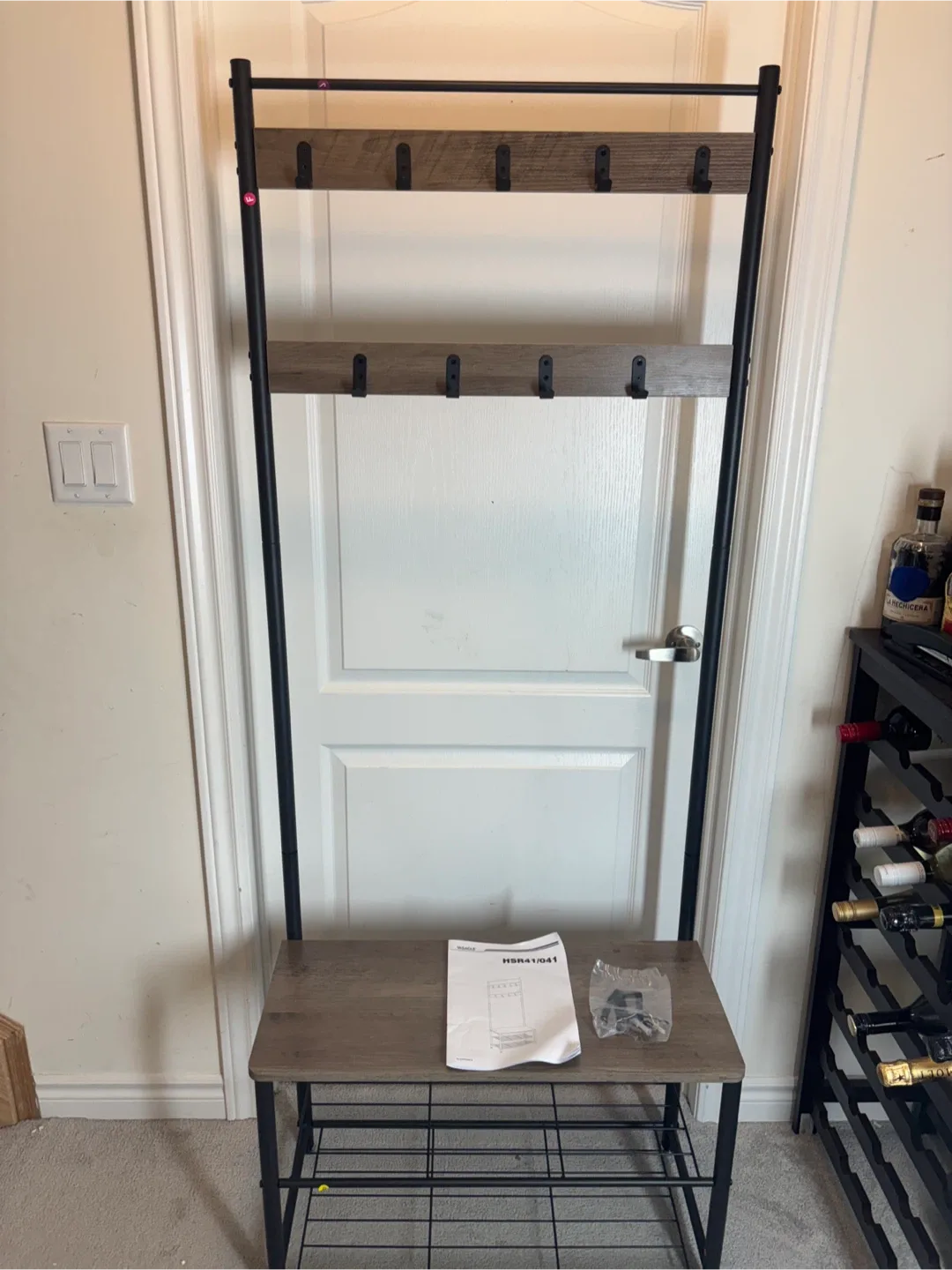 Hall Tree with Bench & Storage image indicator(3)