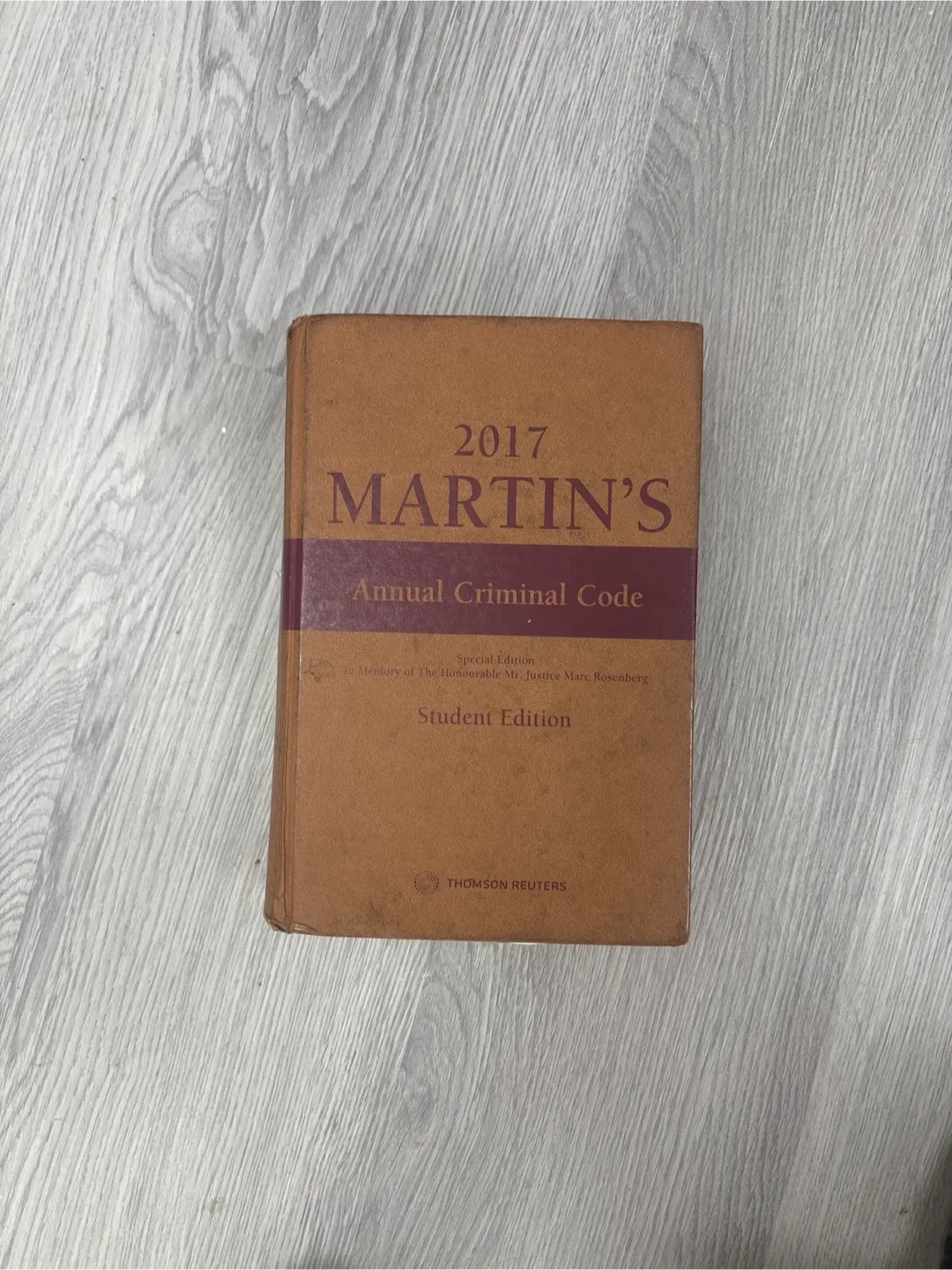 Martin's Annual Criminal Code 2017 Student Edition
