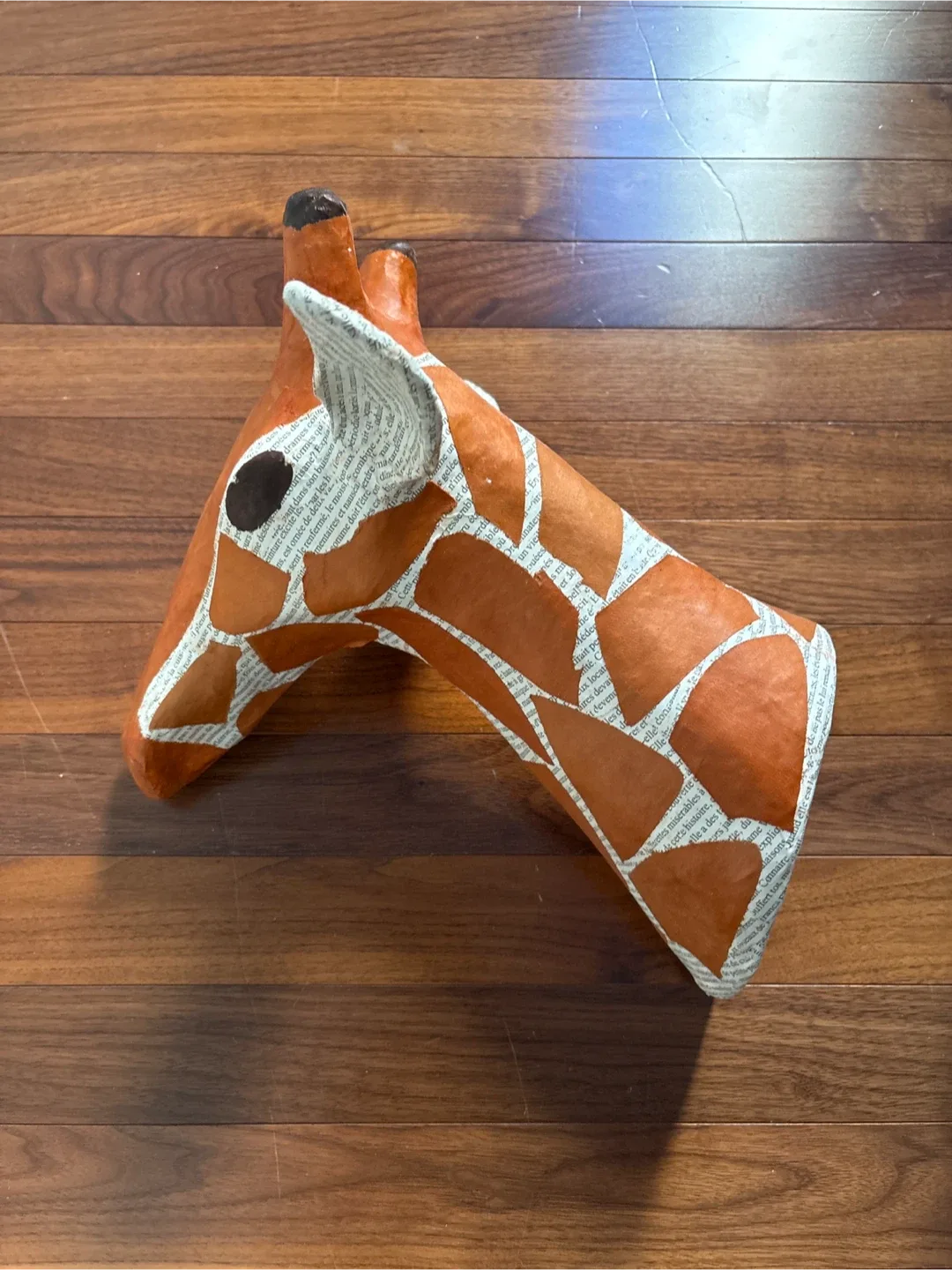 Giraffe Head Paper Mache Decoration from Anthropologie image indicator(3)