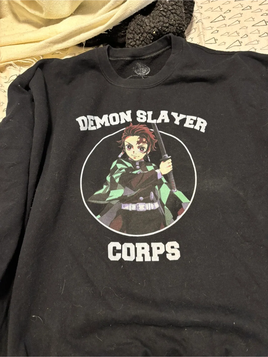 Demon Slayer Corps Black Sweatshirt - Size L