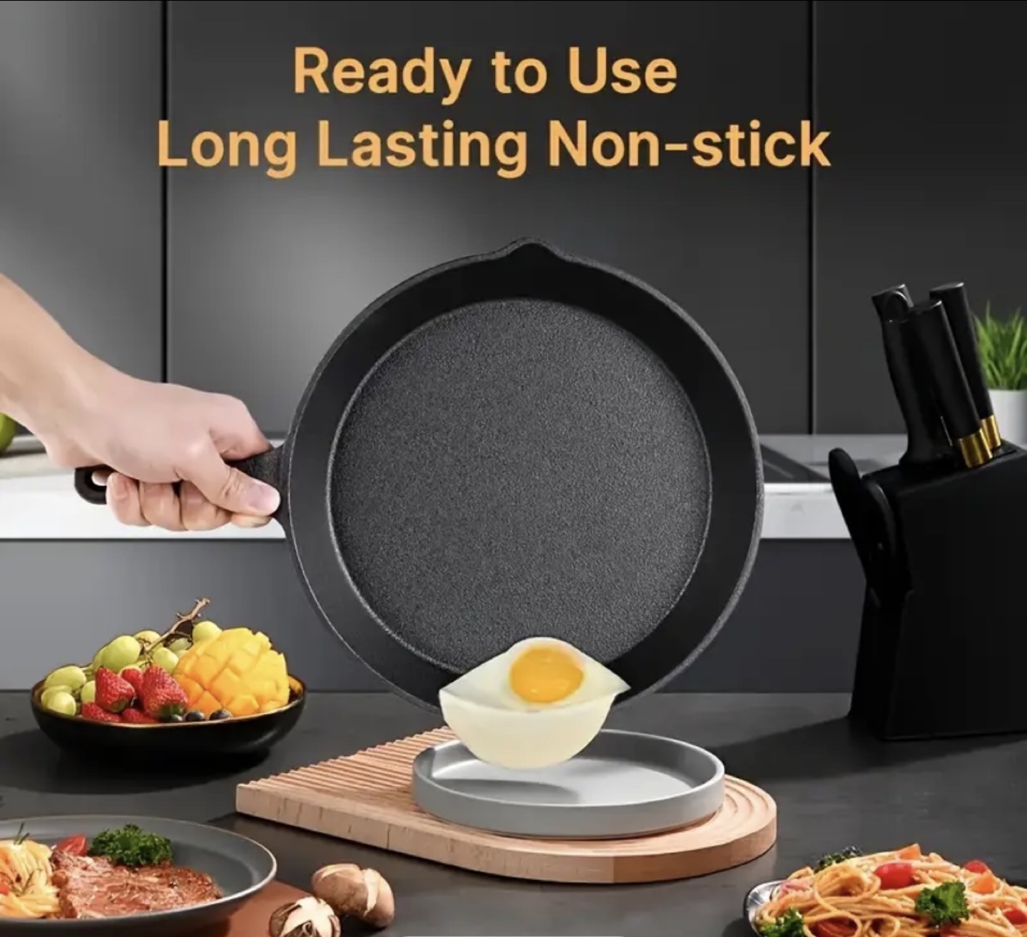 Brand New-Cast Iron Skillet Set - 3 Pieces - photo 5