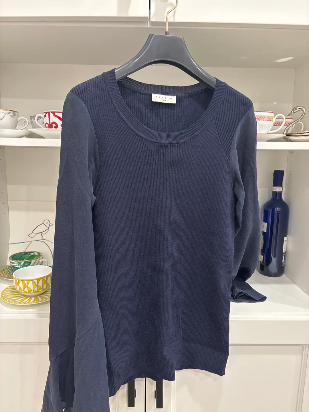 SANDRO Knit Top, Size 2