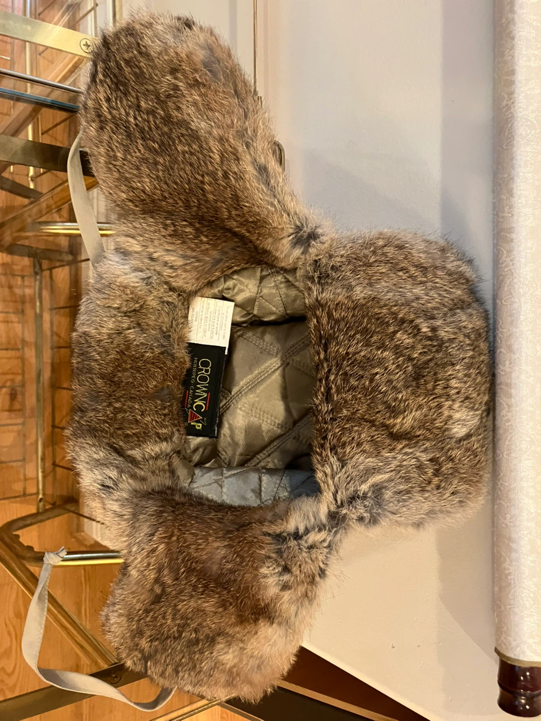 Crown Cap Fur Trapper Hat