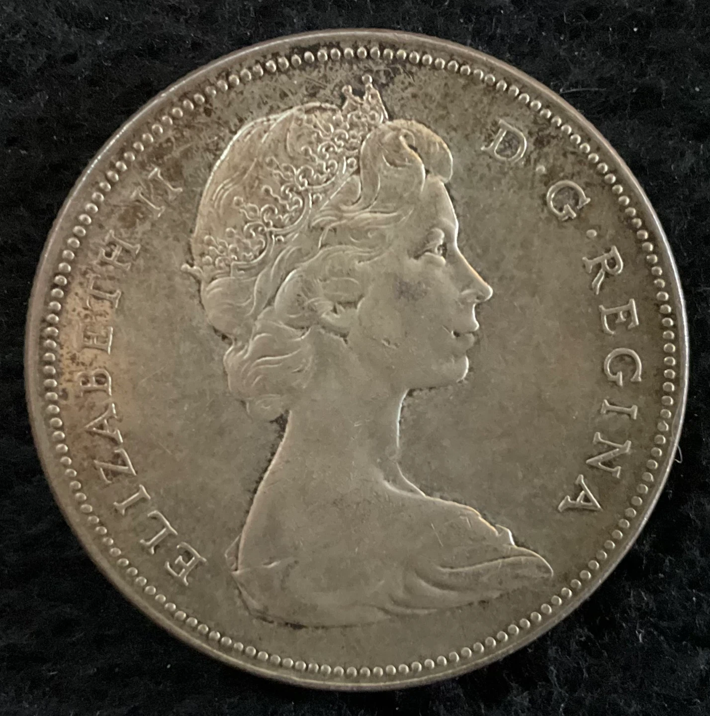 1966 Canadian Silver Dollar Coin - photo 2