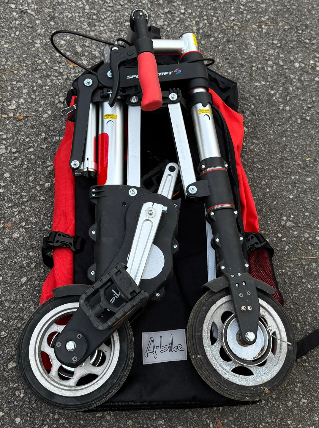 Sportcraft A-Bike Folding Bike with Backpack - photo 2