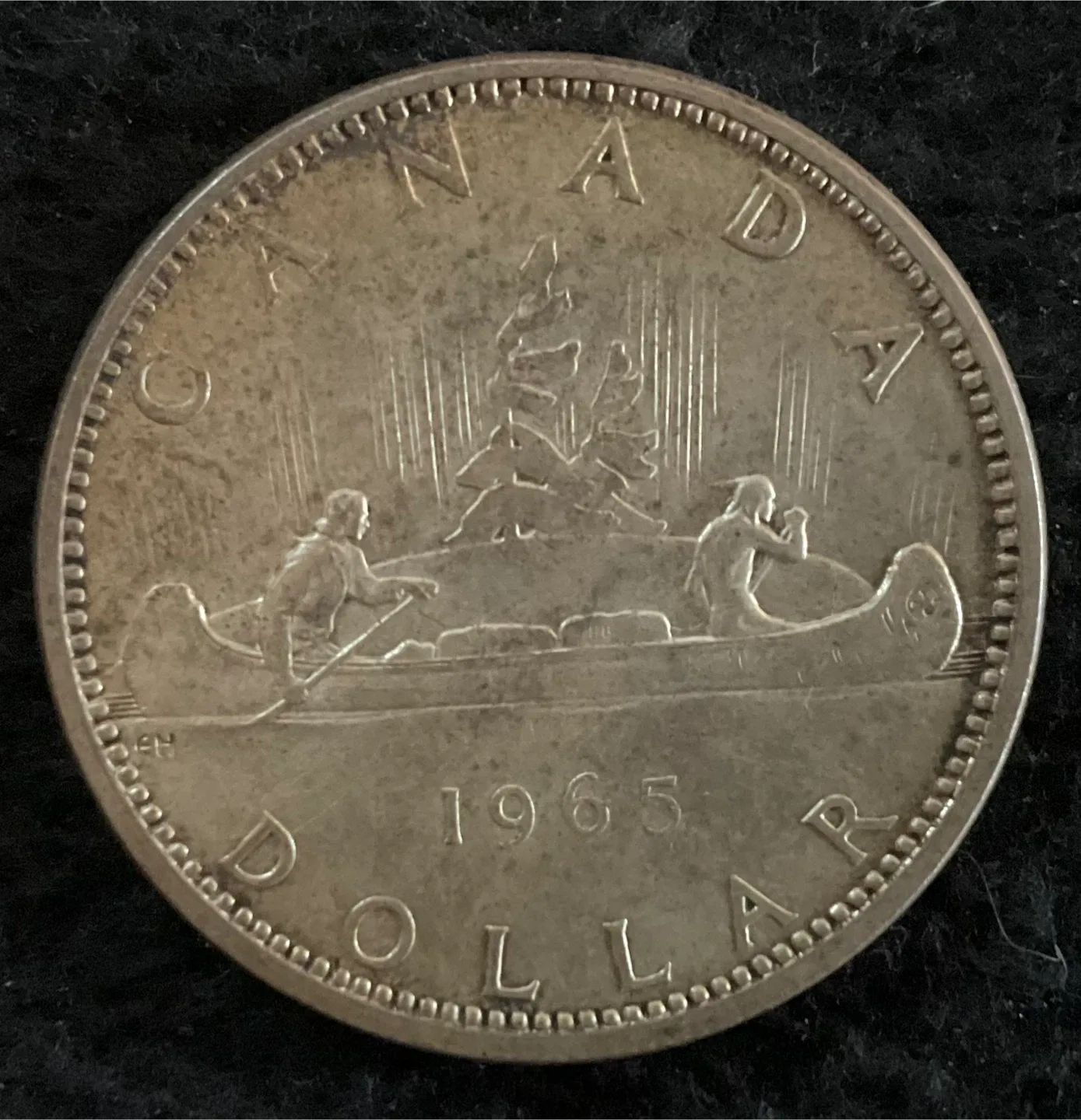 1965 Canadian Silver Dollar Coin image indicator(3)