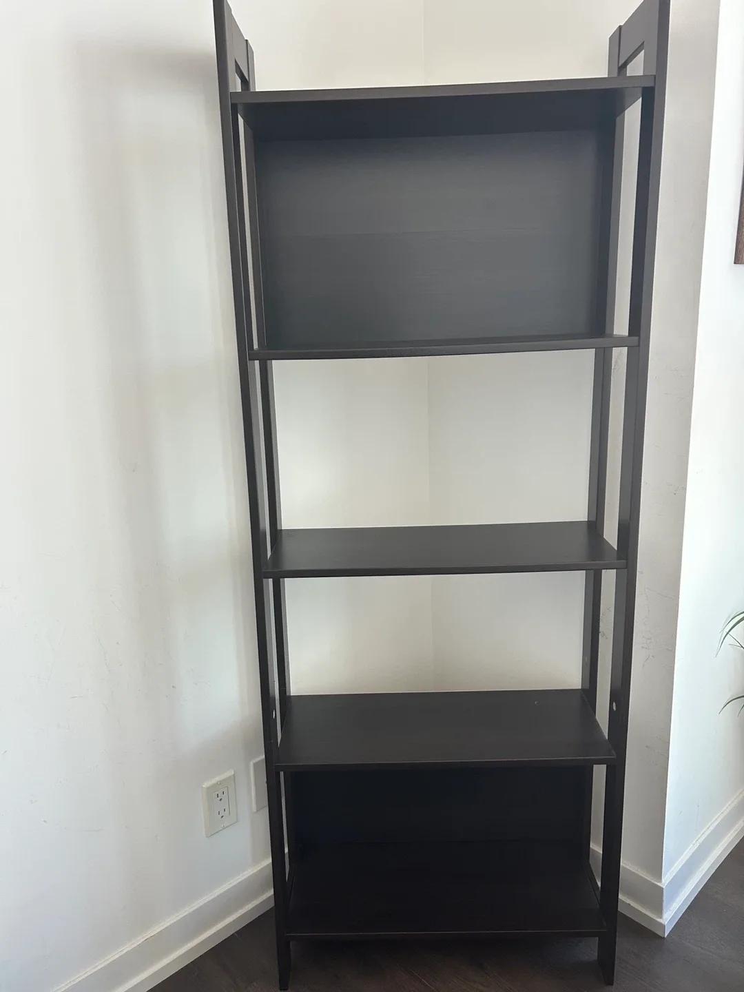 Black Ladder Shelf