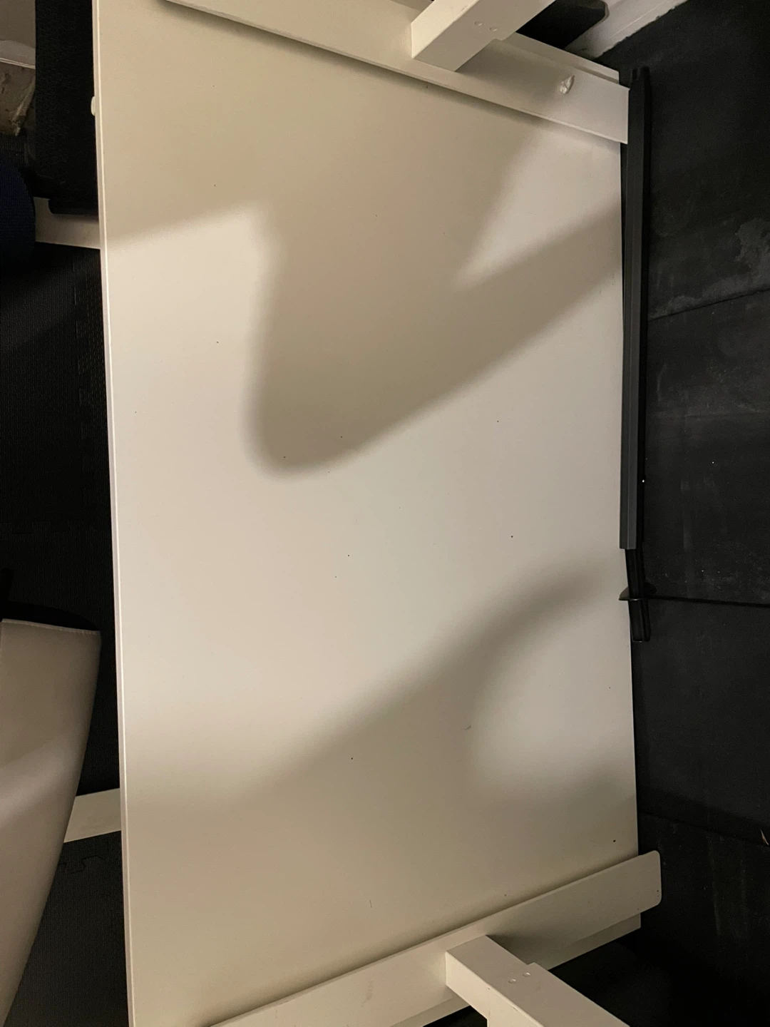 White Office Chair and Desk - photo 4