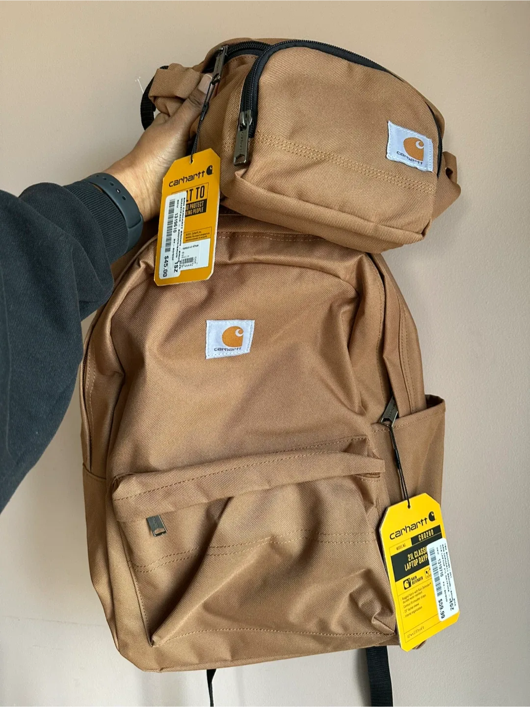 Carhartt Backpack and Waist Pack Set