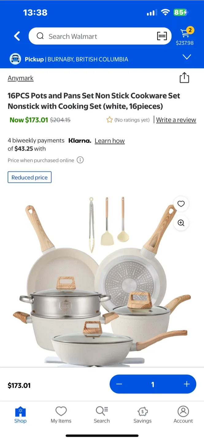 16PCS Pots and Pans Set Non Stick Cookware Set Nonstick image indicator(7)