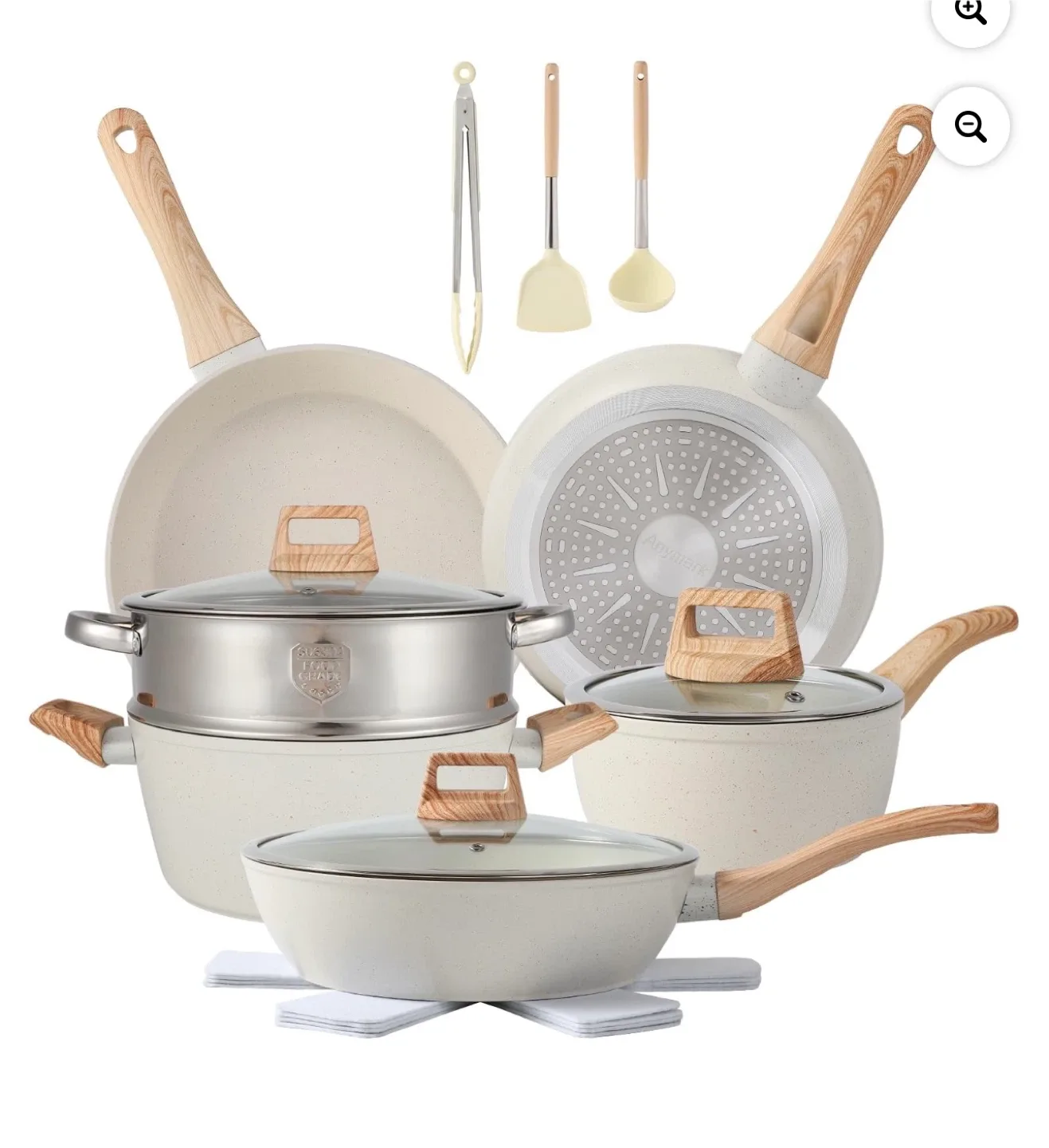 16PCS Pots and Pans Set Non Stick Cookware Set Nonstick