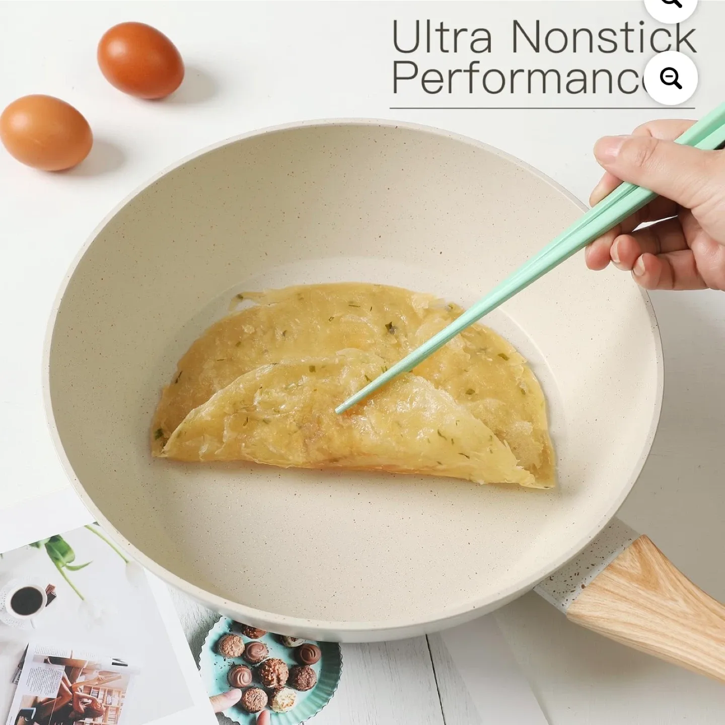 16PCS Pots and Pans Set Non Stick Cookware Set Nonstick image indicator(5)