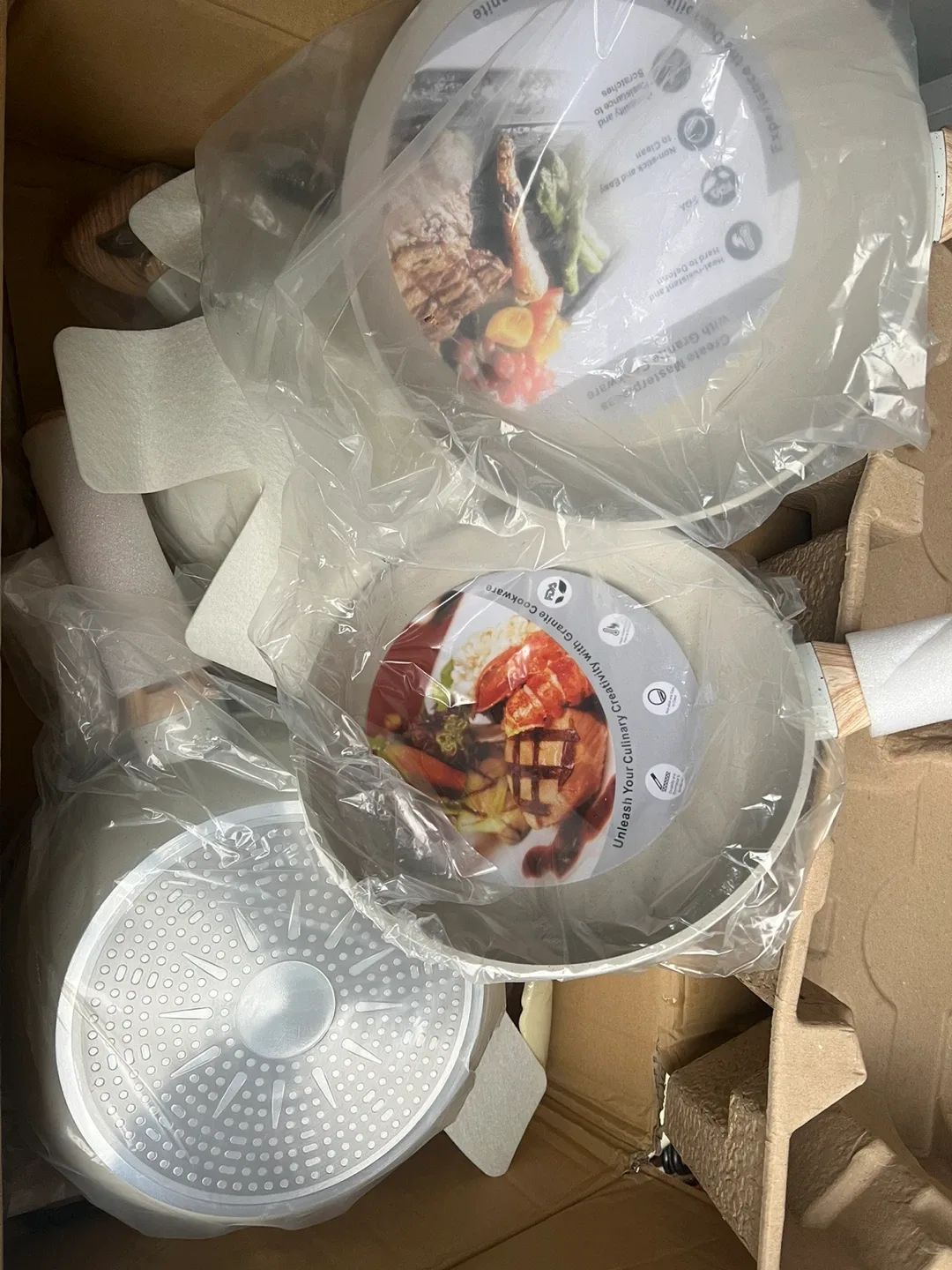 16PCS Pots and Pans Set Non Stick Cookware Set Nonstick image indicator(2)