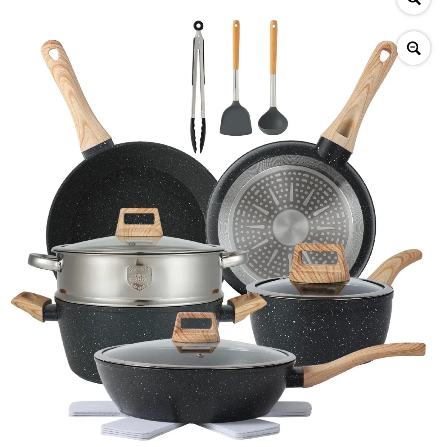 16Pcs Pots And Pans Set Non Stick Cookware Set Nonstick