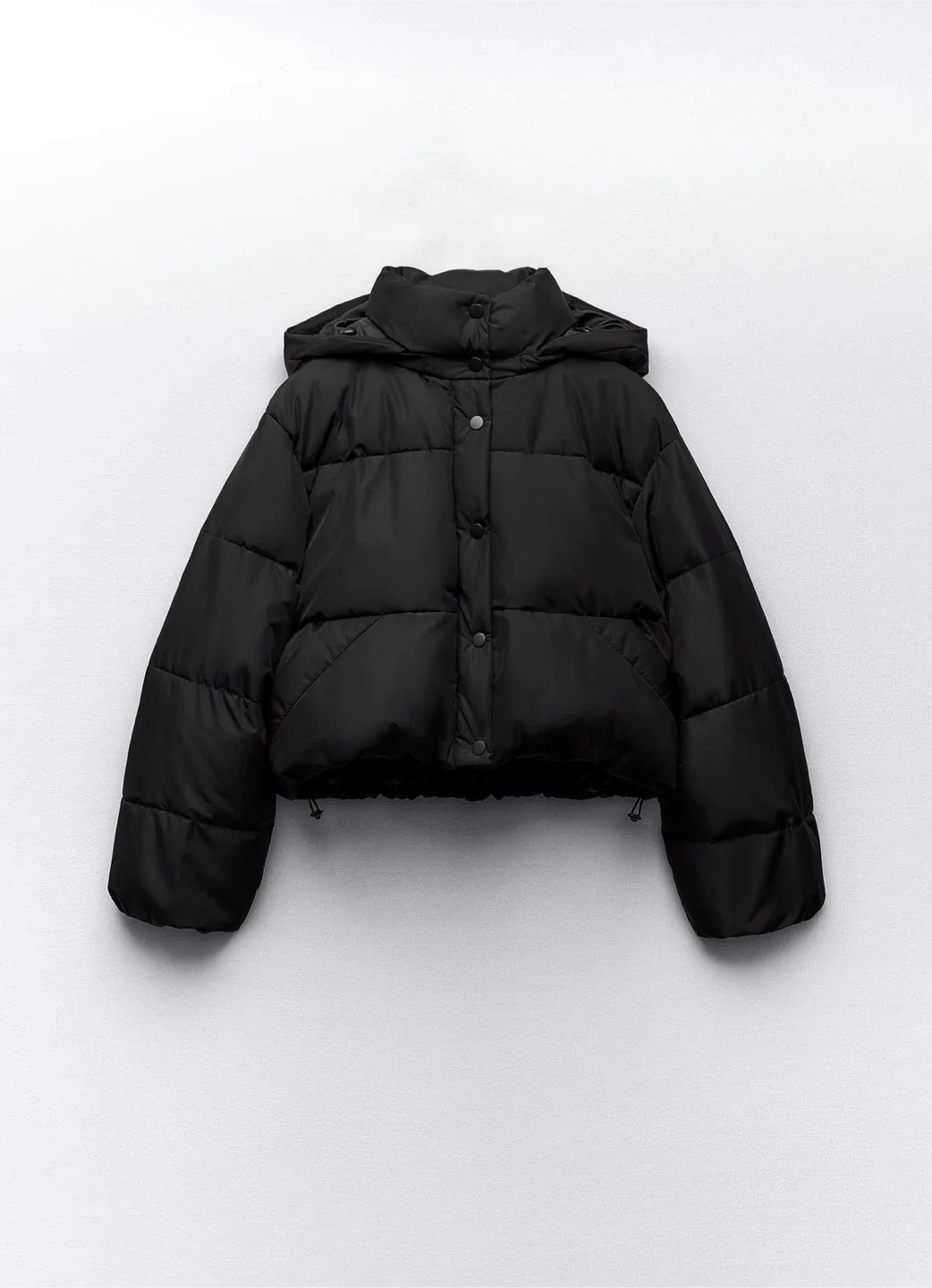 Zara Black Puffer Jacket