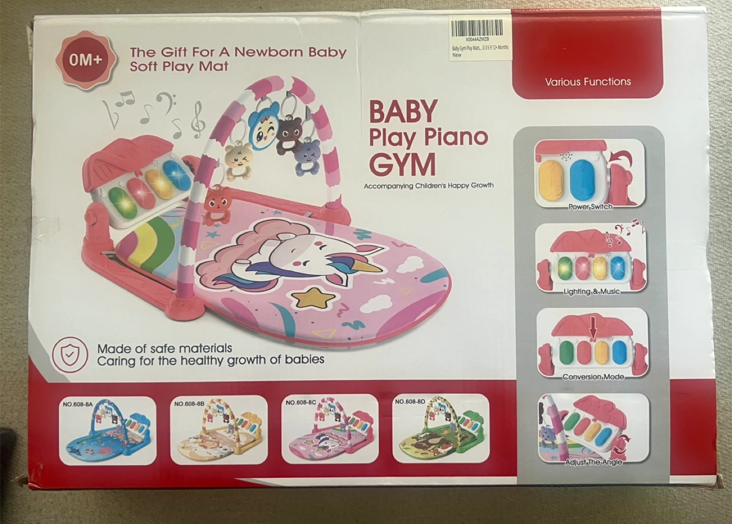 FREE- Baby Play Piano Gym, New in Box (Safari Style)