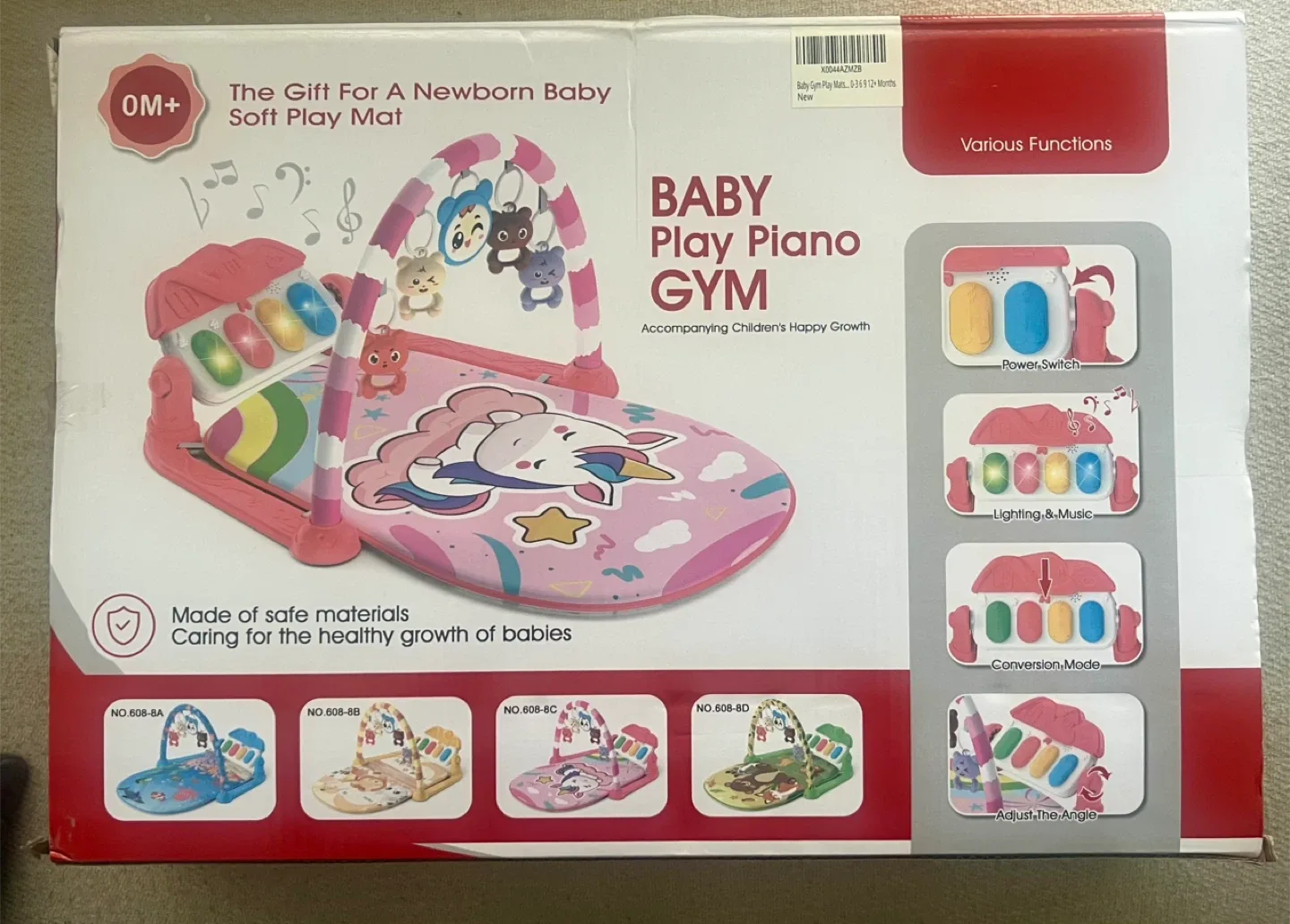 FREE- Baby Play Piano Gym, New in Box (Safari Style)