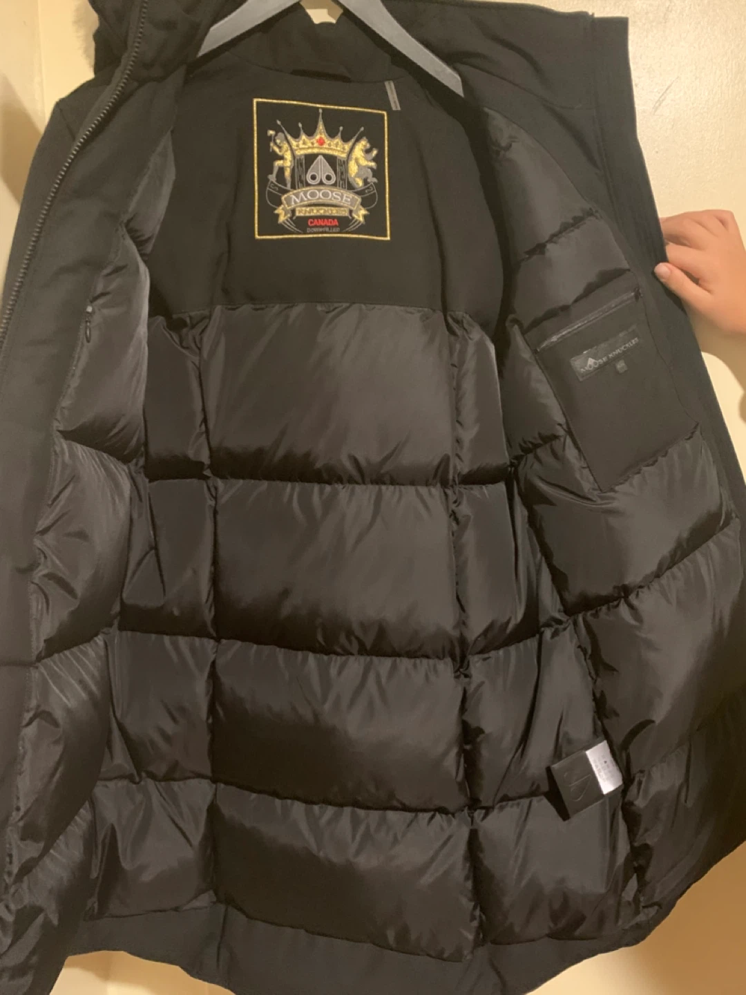 Brand New Moose  Knuckles Black Down Parka - photo 3