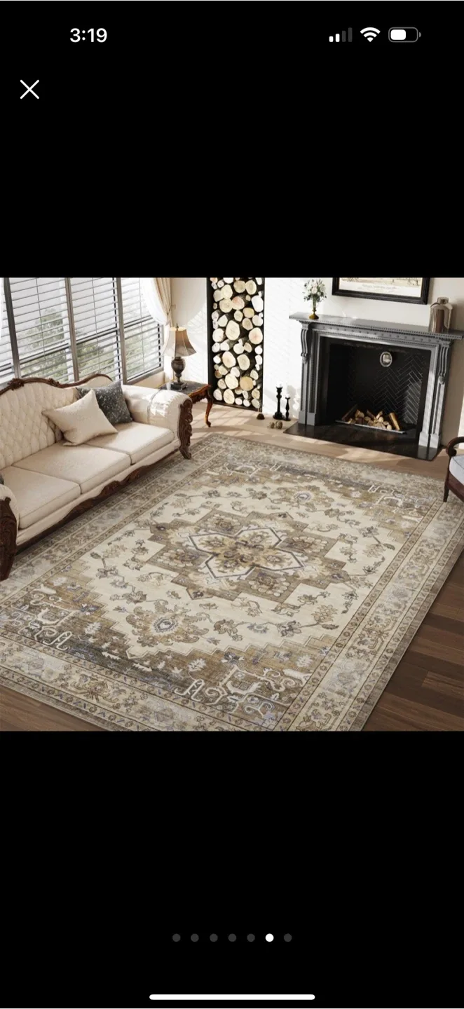 Brand New! 9x12 Area Rug MACHINE WASHABLE!