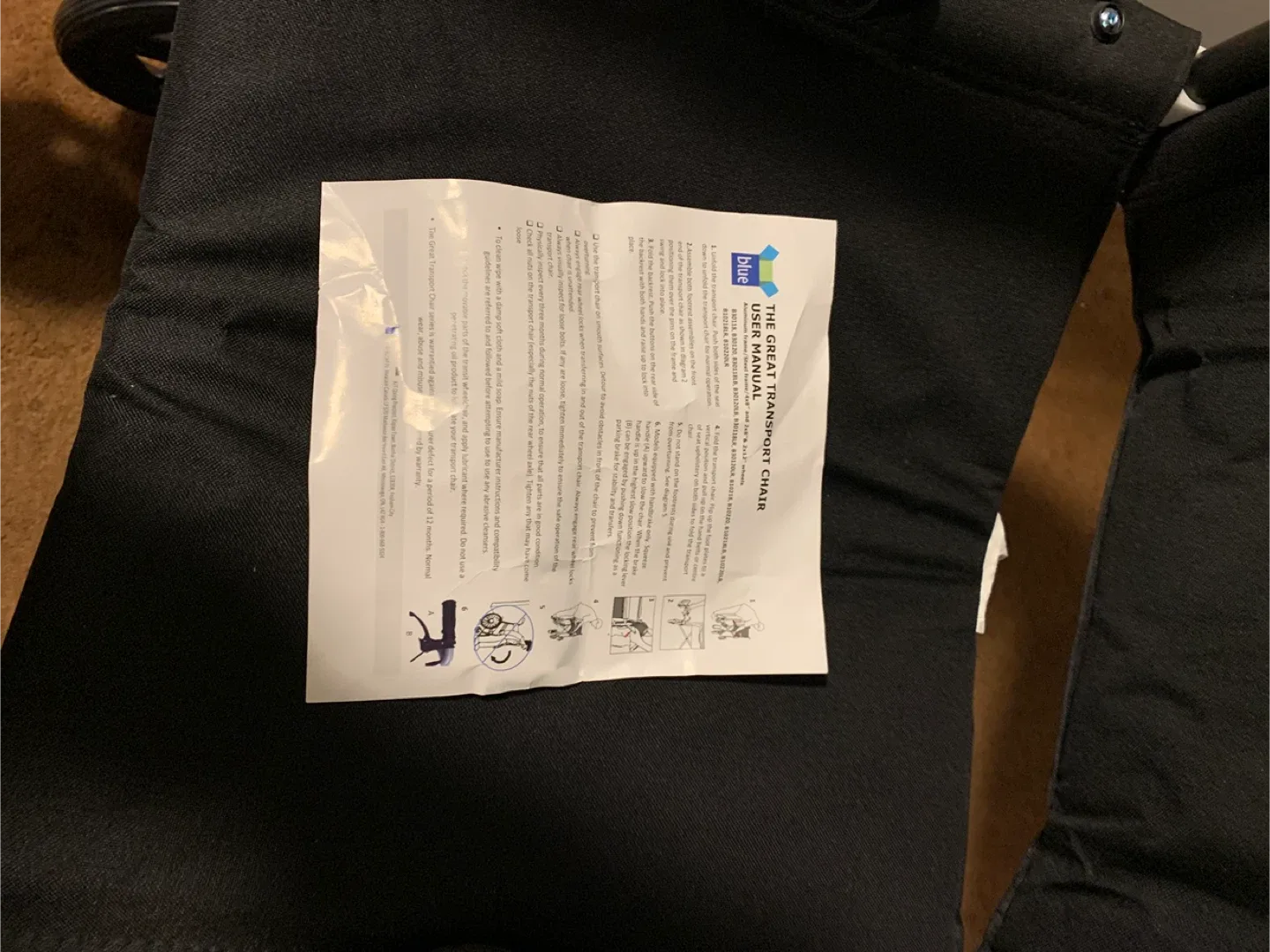 Lightweight Transport Wheelchair - Black image indicator(8)