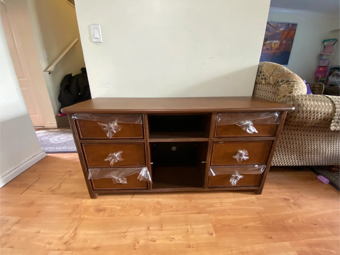 Wooden TV Stand/Console Table image indicator(2)