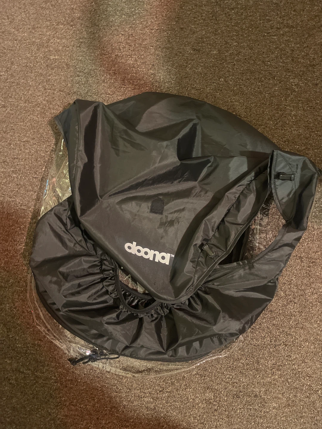 Doona Infant Car Seat Rain Cover - Black - photo 2