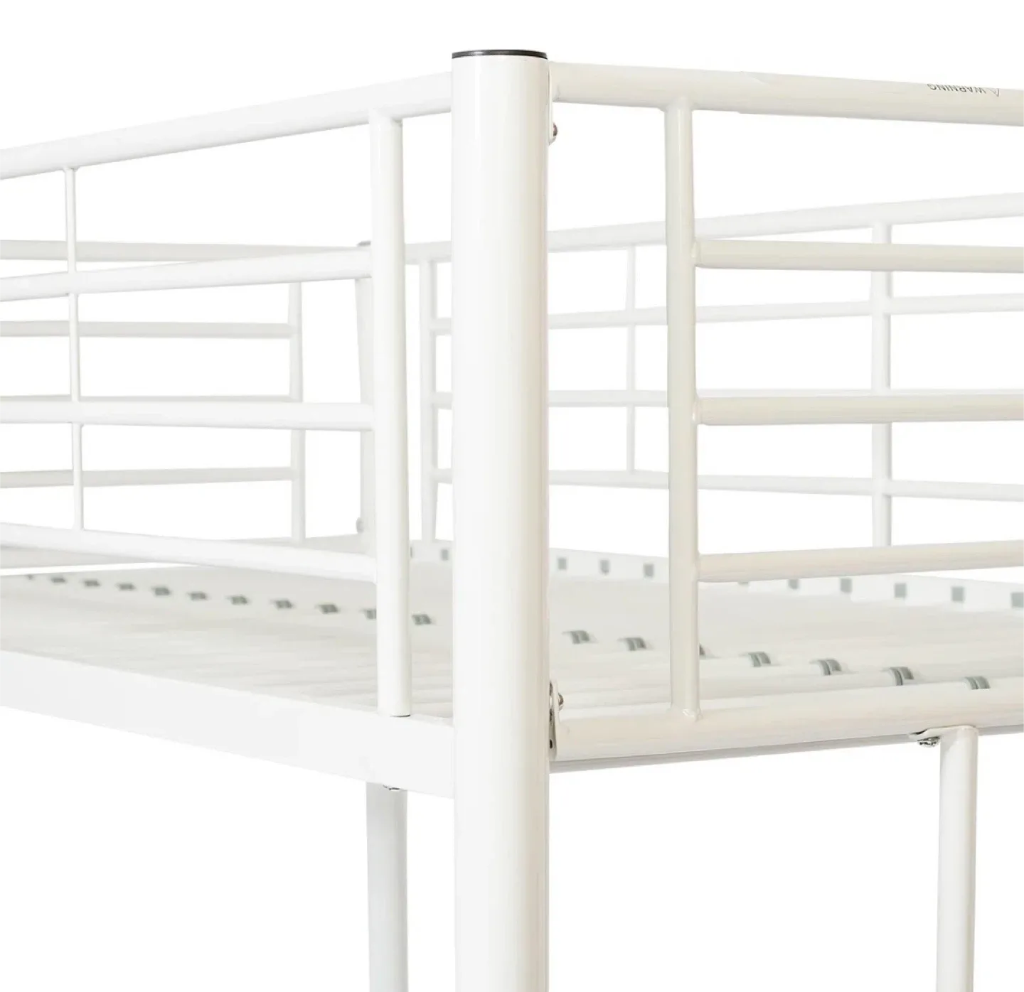 White Metal Bunk Bed Frame image indicator(3)