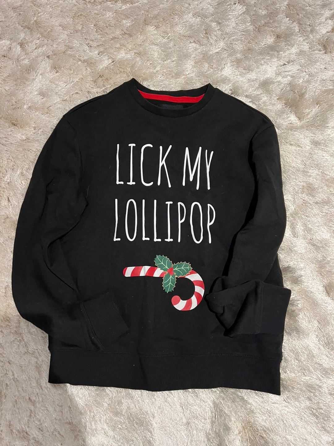 Black 'Lick My Lollipop' Sweatshirt