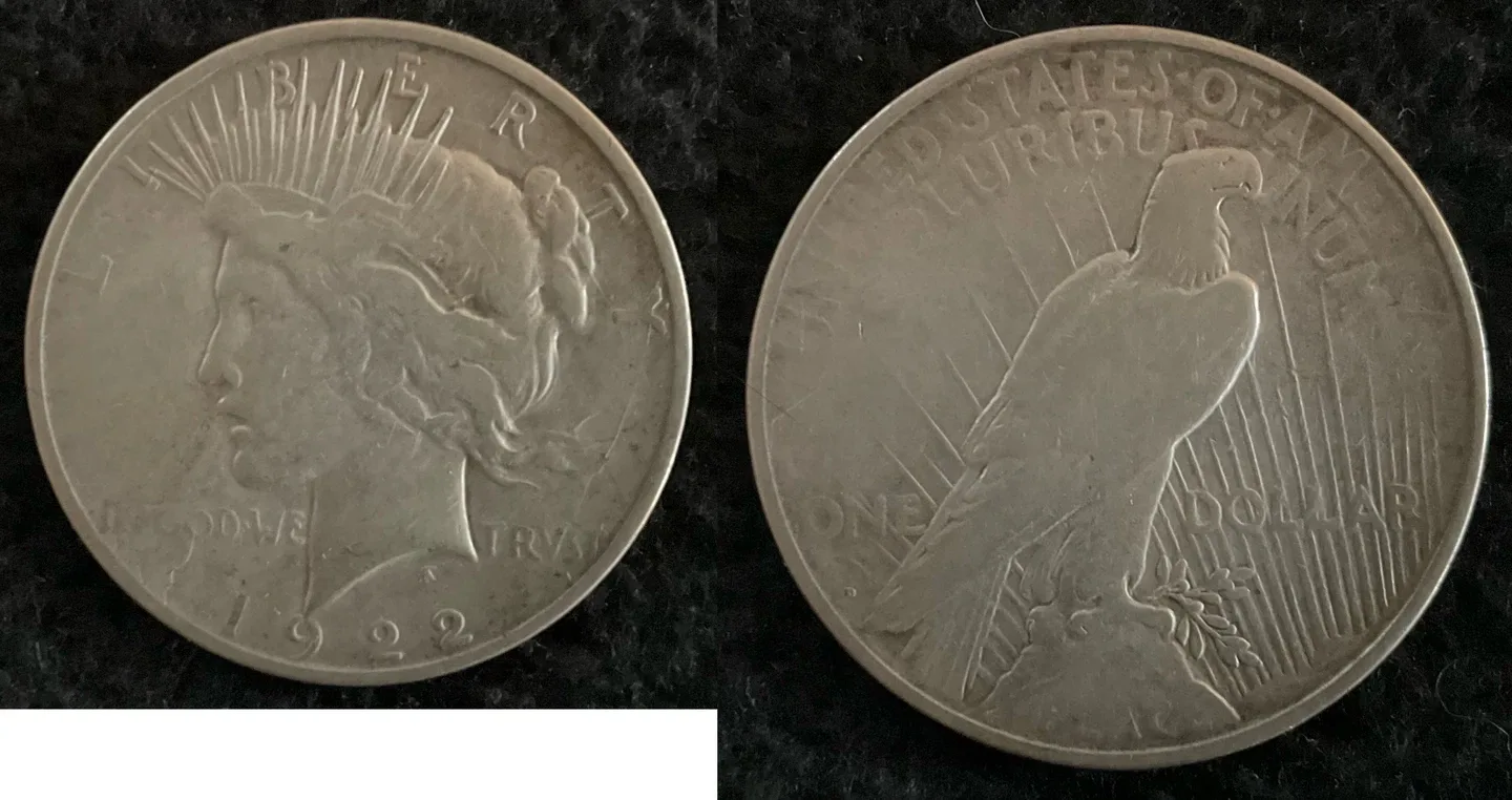 1922 Peace Silver Dollar