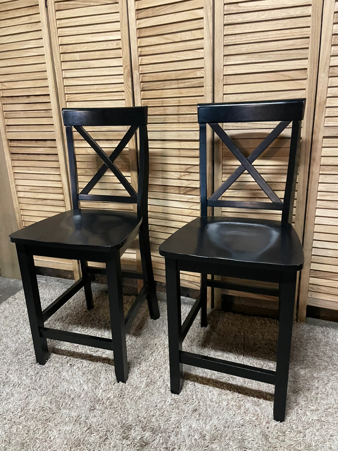 Black 24" Bar Stool
