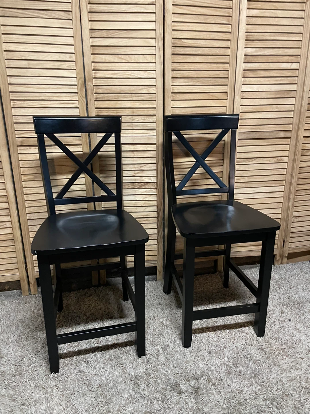 Black 24" Bar Stool - photo 2