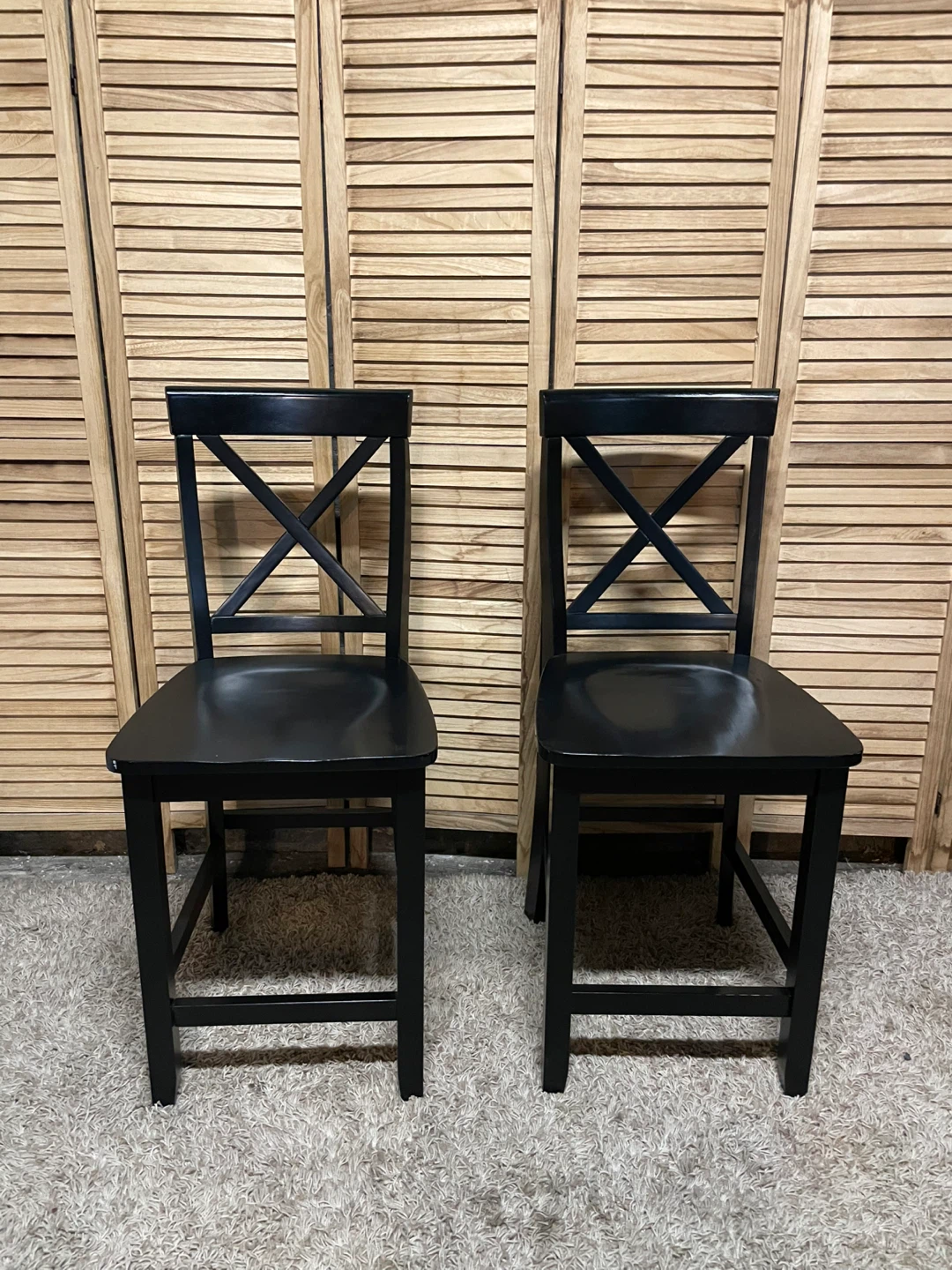 Black 24" Bar Stool - photo 3