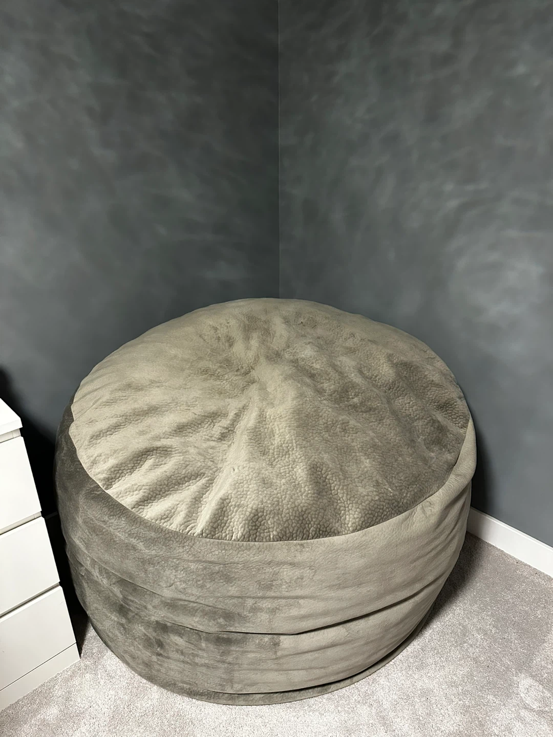 Barely Used Large Foam Bean Bag Chair