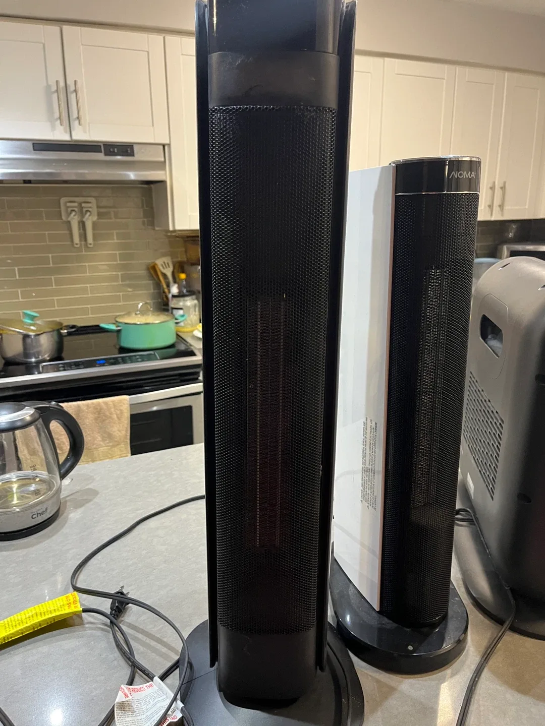 Noma Tower Heater - Black