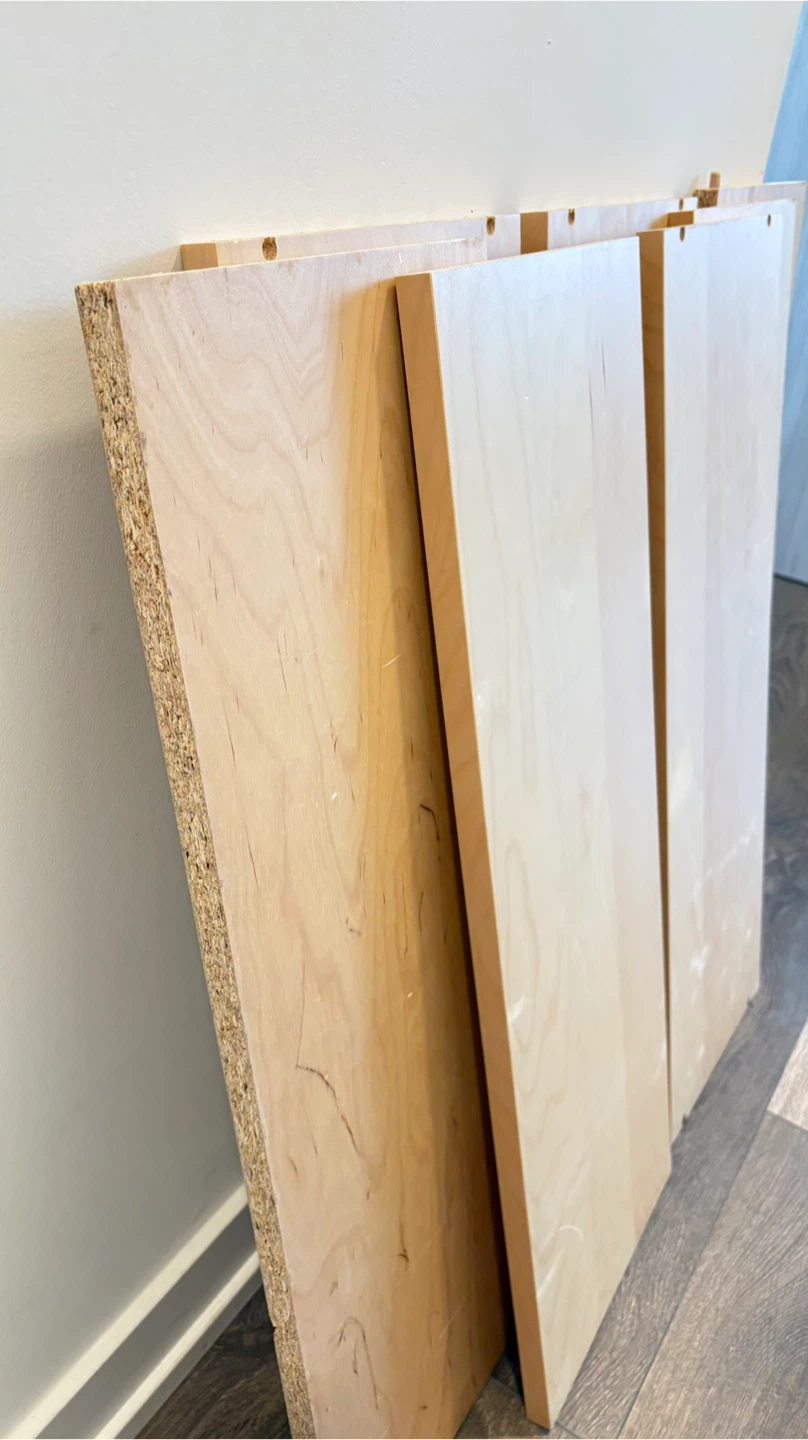 Wooden Shelves - Light Wood 7 pieces - photo 4