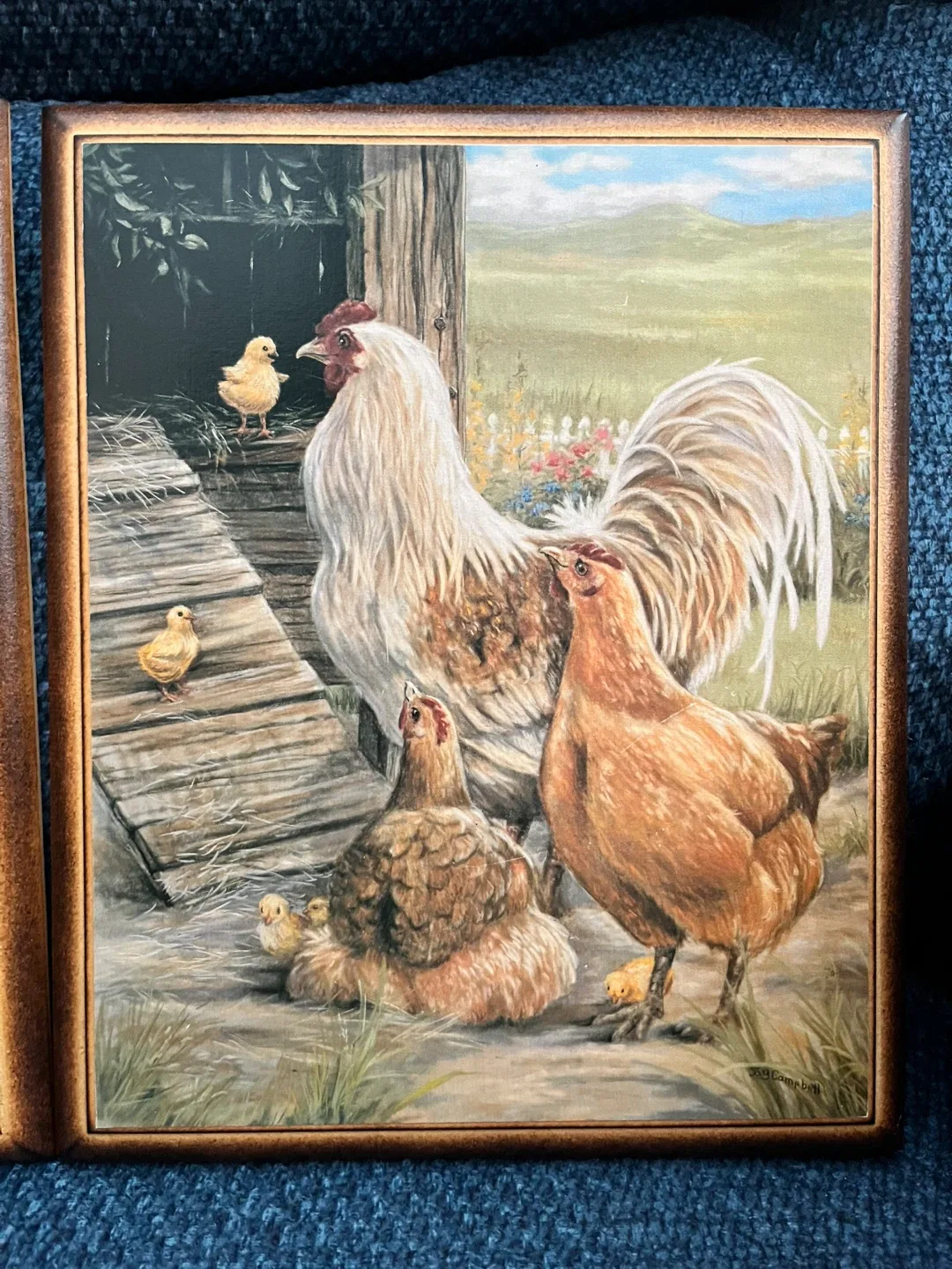 Joy Campbell Chicken Framed Prints - Set of 2 image indicator(3)