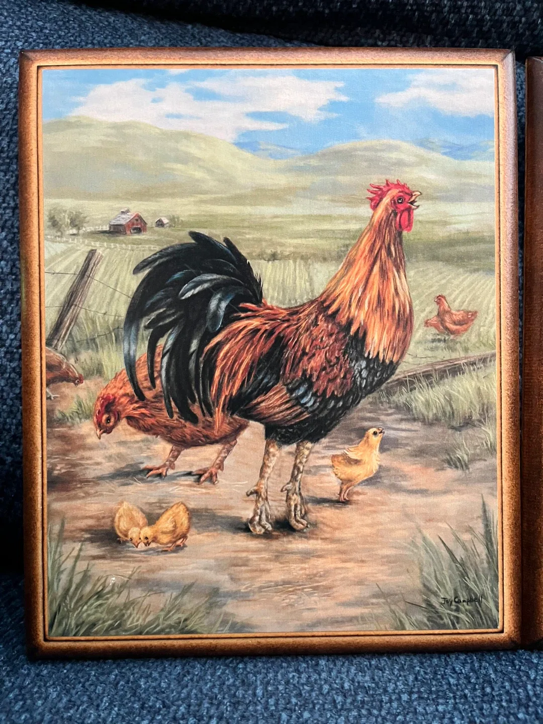 Joy Campbell Chicken Framed Prints - Set of 2 image indicator(2)