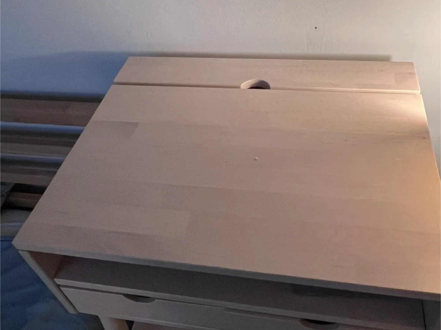 Standing Table with Shelf